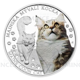 2024 - Niue 1 NZD Silver Coin Cat Breeds - Maine Coon - Proof
Click to view the picture detail.