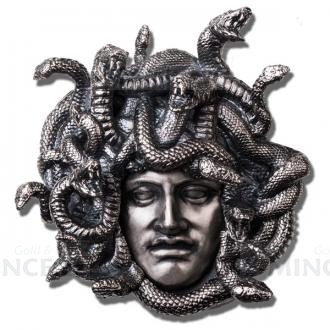 2019 - Niue 15 $ Medusa 250 g 3D - antique finish
Klicken Sie zur Detailabbildung.