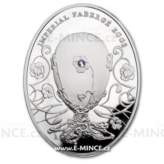 2011 - Niue 2 NZD - Imperial Faberg Eggs - Pansy Egg - Proof
Click to view the picture detail.