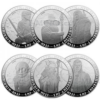 2012 - New Zealand 6 $ - The Hobbit: An Unexpected Journey Silver Coin Set
Click to view the picture detail.