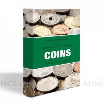 Mnzen-Taschenalbum COINS mit 8 Mnzblttern fr je 6 Mnzen, laminiert
Klicken Sie zur Detailabbildung.