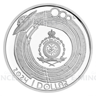 2024 - Niue 1 NZD Silver coin The Milky Way - The First American in Space - proof
Click to view the picture detail.