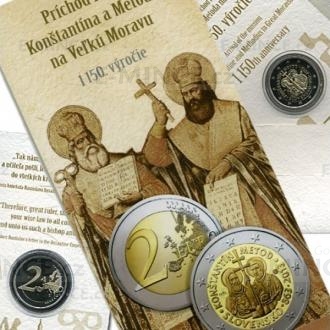 2013 - 2  Slovakia Constantine and Methodius - Proof
Click to view the picture detail.
