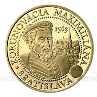 2013 - Slovakia 100  - 450th Anniversary of Coronation of Maximilian II - Proof
Click to view the picture detail.