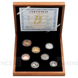 2023 - Czech Coin Set (Wood) - Proof
Click to view the picture detail.