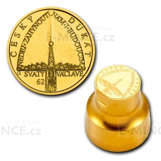 Gold Ducat Launch of St. Wenceslas Ducats, with Die, Ducat Gloss, Numbered
Click to view the picture detail.