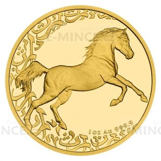 2024 - Niue 50 NZD Gold 1 oz Bullion Coin Treasures of the Gulf - The Horse - proof
Click to view the picture detail.
