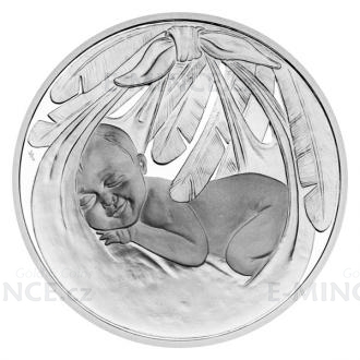 Silver thaler to the birth of a child 2024 "Stork" - proof
Click to view the picture detail.
