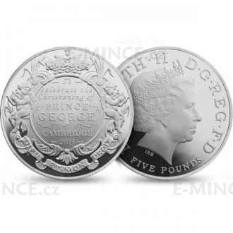 2013 - Grobritannien 5 GBP - Taufe Prinz George 2013 - PP
Klicken Sie zur Detailabbildung.