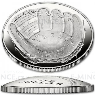 2014 - USA 1 $ - National Baseball Hall of Fame Proof Silber Dollar
Klicken Sie zur Detailabbildung.
