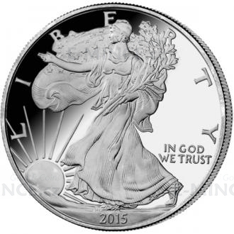 2015 - USA 1 $ American Eagle Silver 1 oz
Click to view the picture detail.
