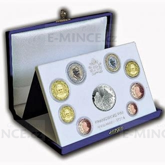 2014 - Vatican 23,88  - Coin Set Pontificate of Pope Francis - Proof
Click to view the picture detail.