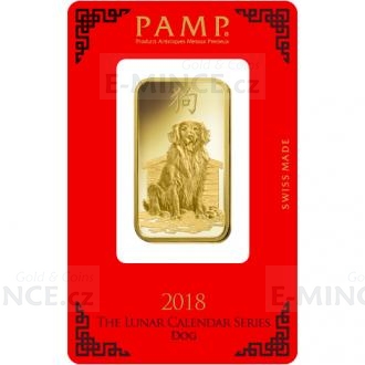 Goldbarren 1 Oz (31,1 g) PAMP Lunar Hund
Klicken Sie zur Detailabbildung.