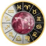Znamen zvrokruhu 2023 - Kamerun 500 CFA Magnified Zodiac Signs Aries / Zvrokruh Beran - proof