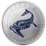 Kanada 2013 - Kanada 0,25 $ - Svtc mince Prehistoric Creatures: Tylosaurus