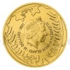 2021 - Niue 25 NZD Gold 1/2oz Coin Czech Lion - standard (Obr. 1)