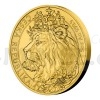 2021 - Niue 250 NZD Gold 5 Oz Coin Czech Lion - UNC (Obr. 6)