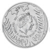 2021 - Niue 5 NZD Silver 2 oz Bullion Coin Czech Lion - Standard (Obr. 1)