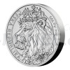 2021 - Niue 5 NZD Silver 2 oz Bullion Coin Czech Lion - Number Standard (Obr. 5)