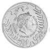 2021 - Niue 2 NZD Silver 1 oz Bullion Coin Czech Lion - Standard (Obr. 1)