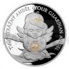 2020 - Niue 2 NZD Silver coin Crystal Coin - Guardian Angel 
