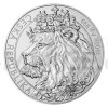 2021 - Niue 80 NZD Silver One-Kilo Coin Czech Lion - Standard (Obr. 0)