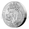 2021 - Niue 80 NZD Silver One-Kilo Coin Czech Lion - Standard (Obr. 2)