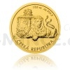 2018 - Niue 5 NZD Gold 1/25 Oz Coin Czech Lion, Number 474 - UNC (Obr. 0)