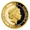 2021 - Niue 5 NZD Gold Coin Well, Just You Wait! - At the Stadium - Proof (Obr. 0)