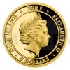 2021 - Niue 5 NZD Gold Coin Well, Just You Wait! - The Hare - Proof (Obr. 0)