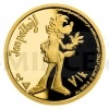 2021 - Niue 5 NZD Gold Coin Well, Just You Wait! - The Wolf - Proof (Obr. 6)