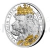 2021 - Niue 2 NZD Silver 1 Oz Bullion Coin Czech Lion Gold Plated Number - Proof (Obr. 2)