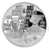 Set of 3 Silver Medals SEMAFOR Suchy, Slitr, Molavcova No 70 - Proof (Obr. 0)