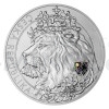 2021 - Niue 25 NZD Silver 10oz Bullion Coin Czech Lion with Hologram - Standard (Obr. 1)