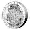 2021 - Niue 80 NZD Silver One-Kilo Coin Czech Lion with Hologram - Proof (Obr. 9)