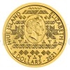 2021 - Niue 5 NZD Gold 1/25 Oz Coin Slovak Eagle / Adler Numbered - Standard (Obr. 1)