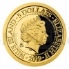 2019 - Niue 5 NZD Gold Coin Patrons - Saint Zdislava - Proof (Obr. 1)