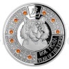 Silver Coin Crystal Coin - The Year of Tiger - Proof (Obr. 8)