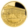 Gold coin Seven Wonders of the Ancient World - The Temple of Artemis at Ephesus - proof (Obr. 1)