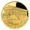 Gold 1/10oz Coin Seven Wonders of the Ancient World - The Temple of Artemis at Ephesus - proof (Obr. 0)