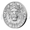 2022 - Niue 2 NZD Silver 1 oz Bullion Coin Czech Lion - UNC. (Obr. 2)