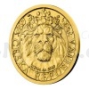 2022 - Niue 5 NZD Gold 1/25 Oz Bullion Coin Czech Lion - Standard (Obr. 2)
