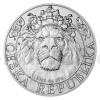 2022 - Niue 25 NZD Silver 10 oz Coin Czech Lion - Stand (Obr. 0)
