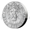 2022 - Niue 80 NZD Silver One-Kilo Coin Czech Lion - Standard (Obr. 2)