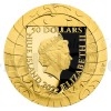 2022 - Niue 50 Niue Gold 1 oz Coin Czech Lion ANNIVERSARY Numbered - Proof (Obr. 1)