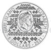 2021 - Niue 5 NZD Stbrn dvouuncov investin mince Orel / Orol - b.k.  (Obr. 1)