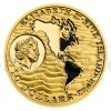 2022 - Niue 10 NZD Gold Quater-ounce Coin Discovery of America - Christopher Columbus - Proof (Obr. 0)