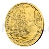 2022 - Niue 10 NZD Gold Quater-ounce Coin Discovery of America - Christopher Columbus - Proof (Obr. 1)