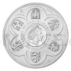 2022 - Niue 400 NZD Stbrn ptikilogramov mince Karel IV. - Diplomat a csa - b.k. (Obr. 1)