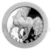 2021 - Niue 2 NZD Stbrn mince Bjn tvorov - Jednoroec - proof (Obr. 1)